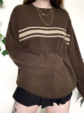 Vintage Dreigestreifter Pullover